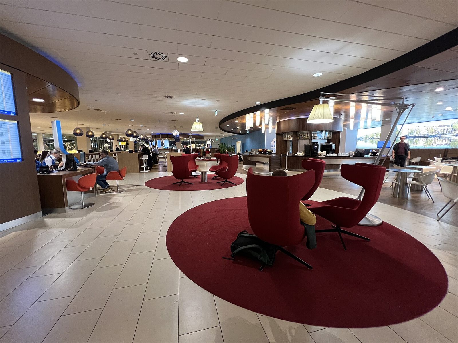 KLM Crown Lounge 25 (Schengen) at Amsterdam Airport Schiphol