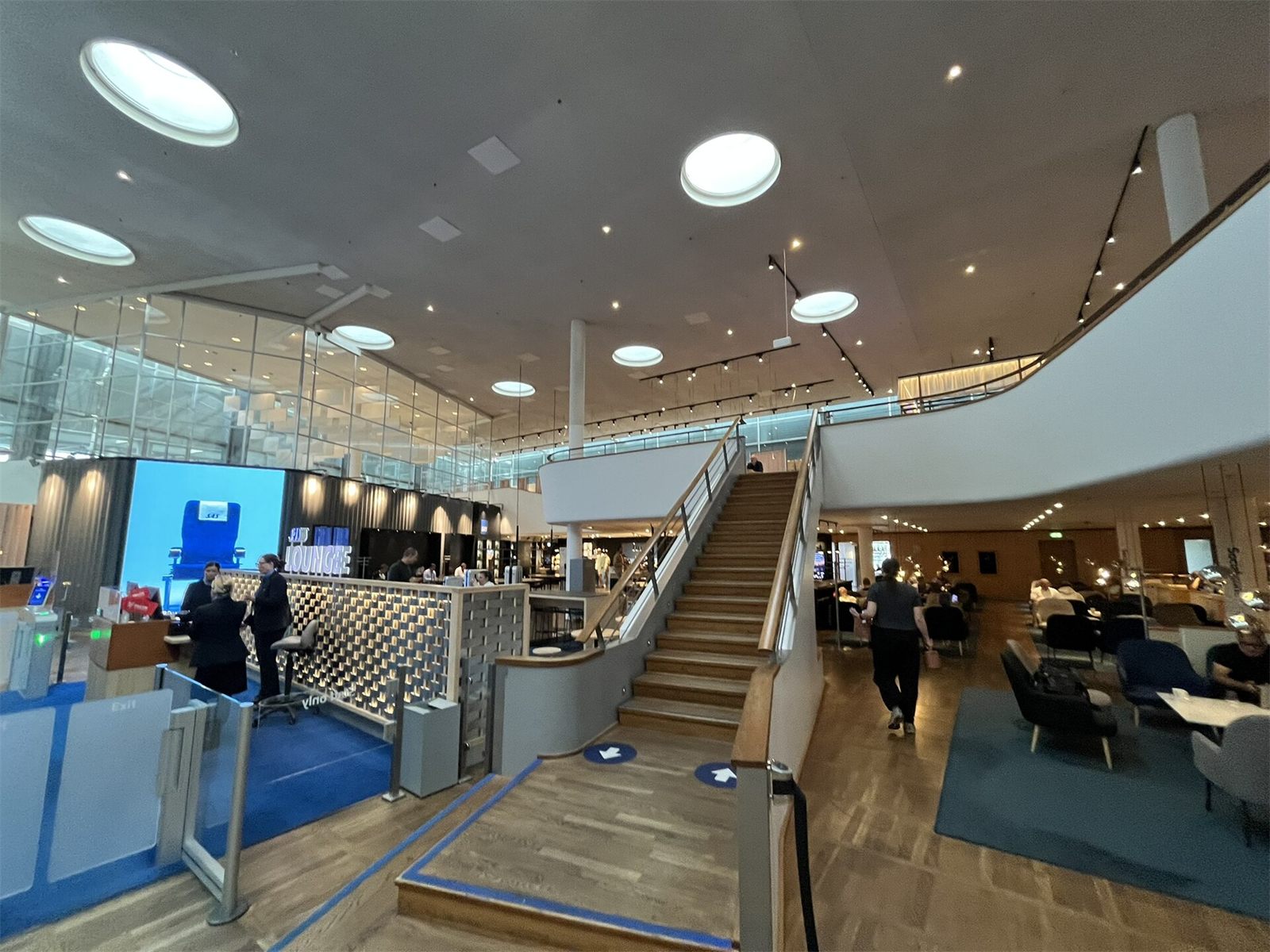 SAS Lounge at Copenhagen Airport