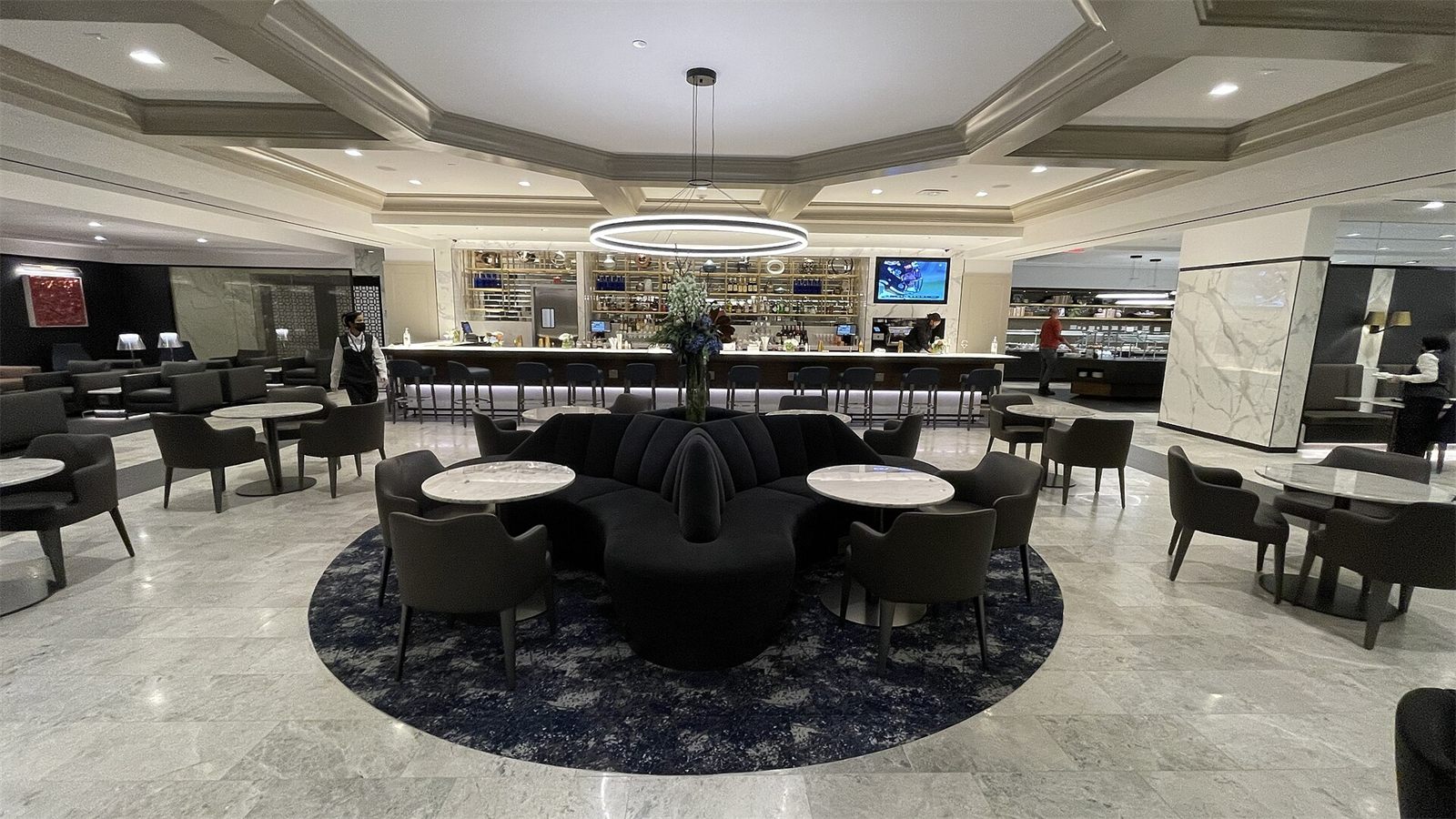 United Polaris lounge at Washington Dulles International Airport