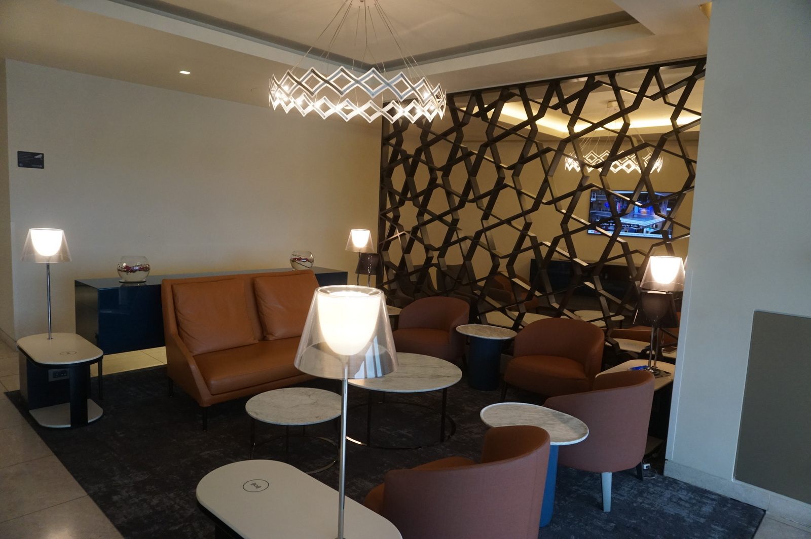 Qatar Airways Premium Lounge at London Heathrow Airport